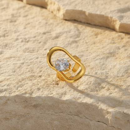 The Freeform Solitaire Ring Collection