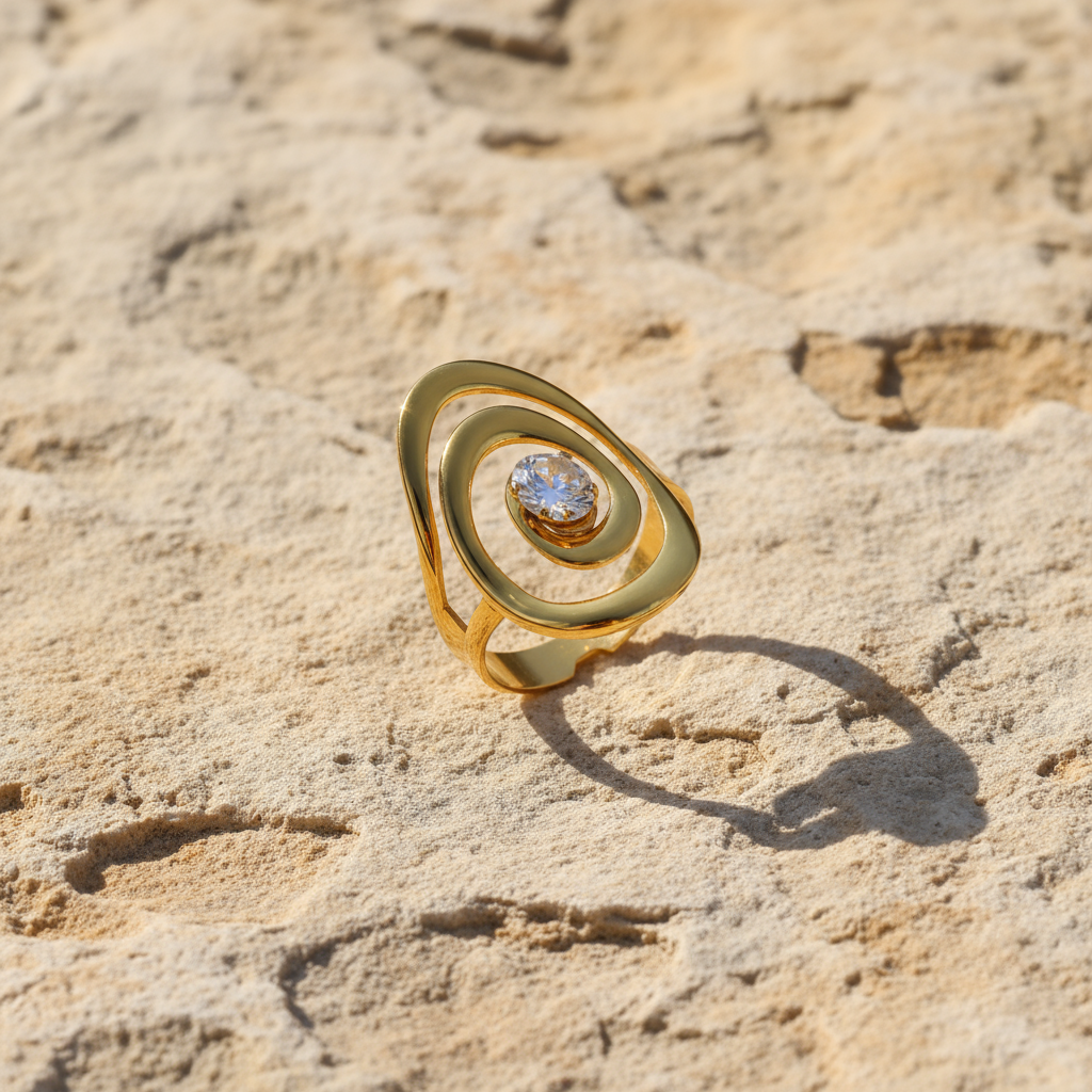 The Freeform Solitaire Ring Collection